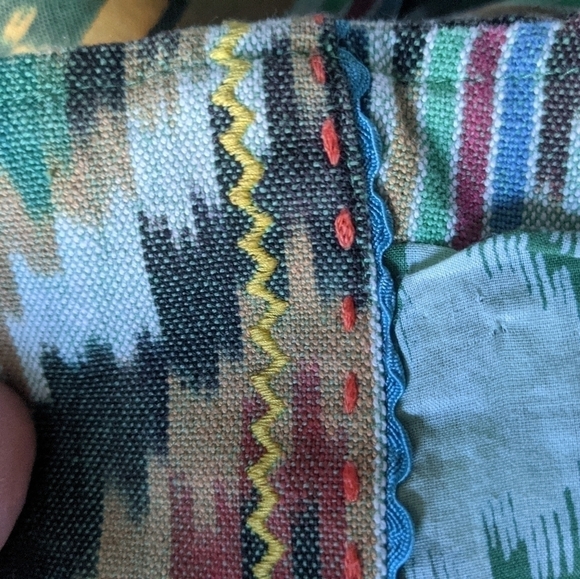 ANTHROPOLOGIE Taikonhu Debonair Cropped Ikat Blazer 10 - Picture 10 of 15